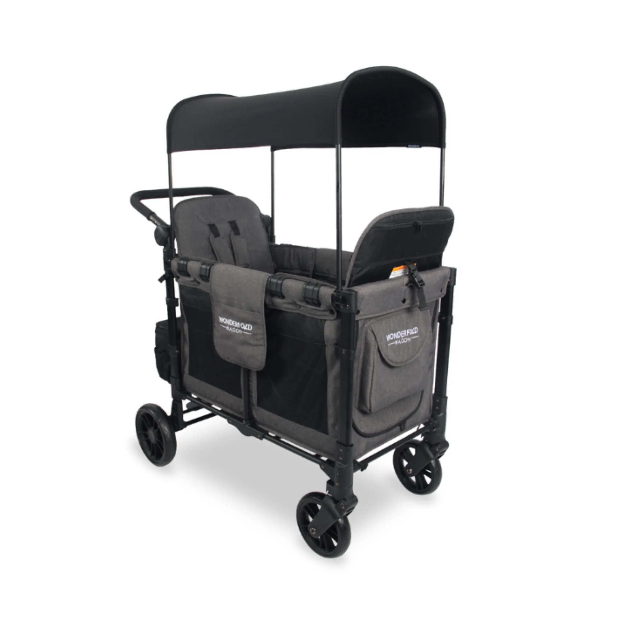 WonderFold W2 Elite Stroller Wagon - Charcoal Grey - Image 5