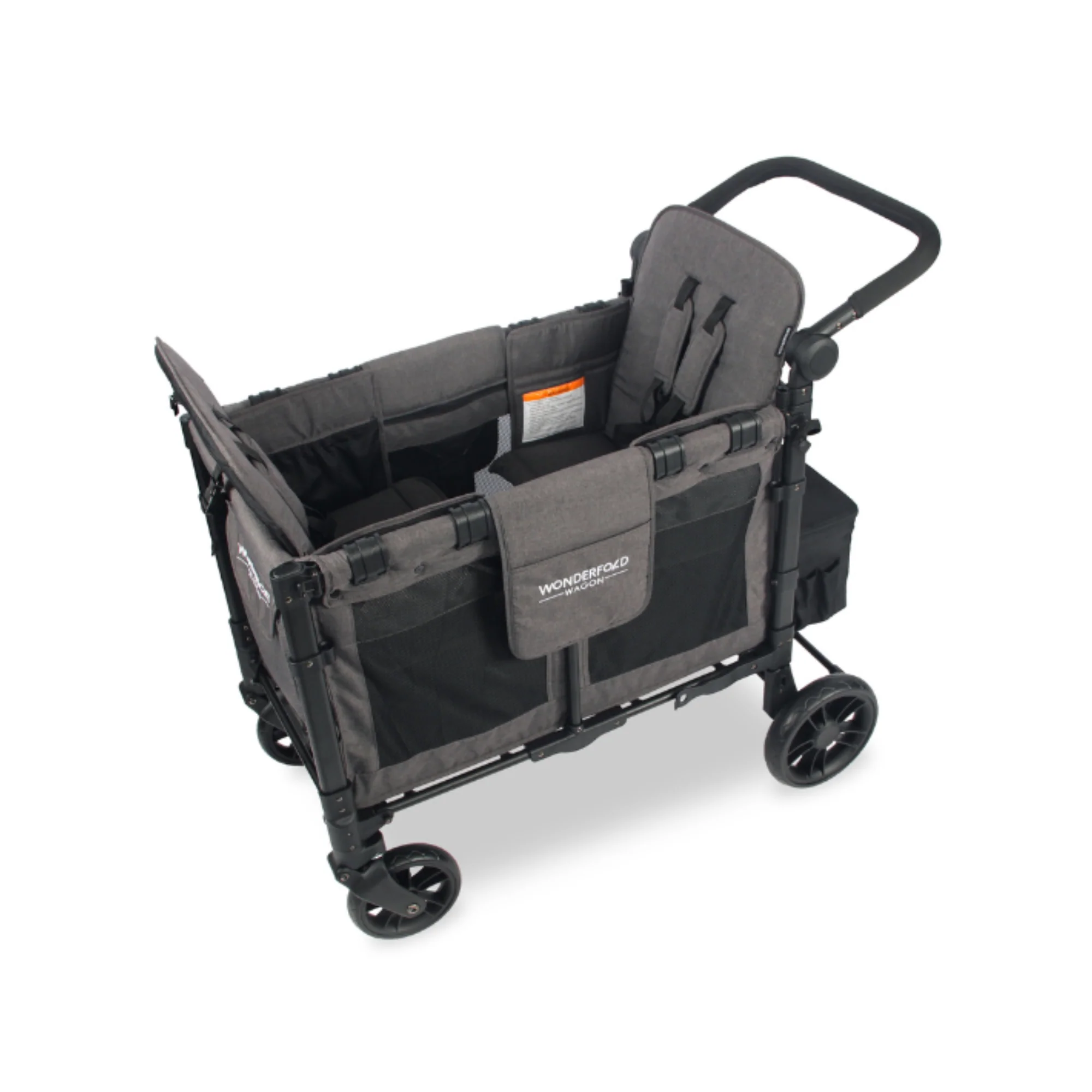 WonderFold W2 Elite Stroller Wagon - Charcoal Grey - Image 6