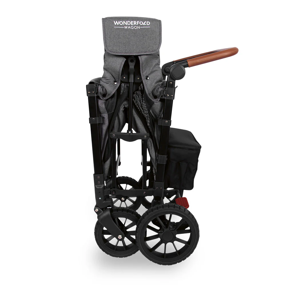 WonderFold W2 Luxe Stroller Wagon - Charcoal Grey - Image 5