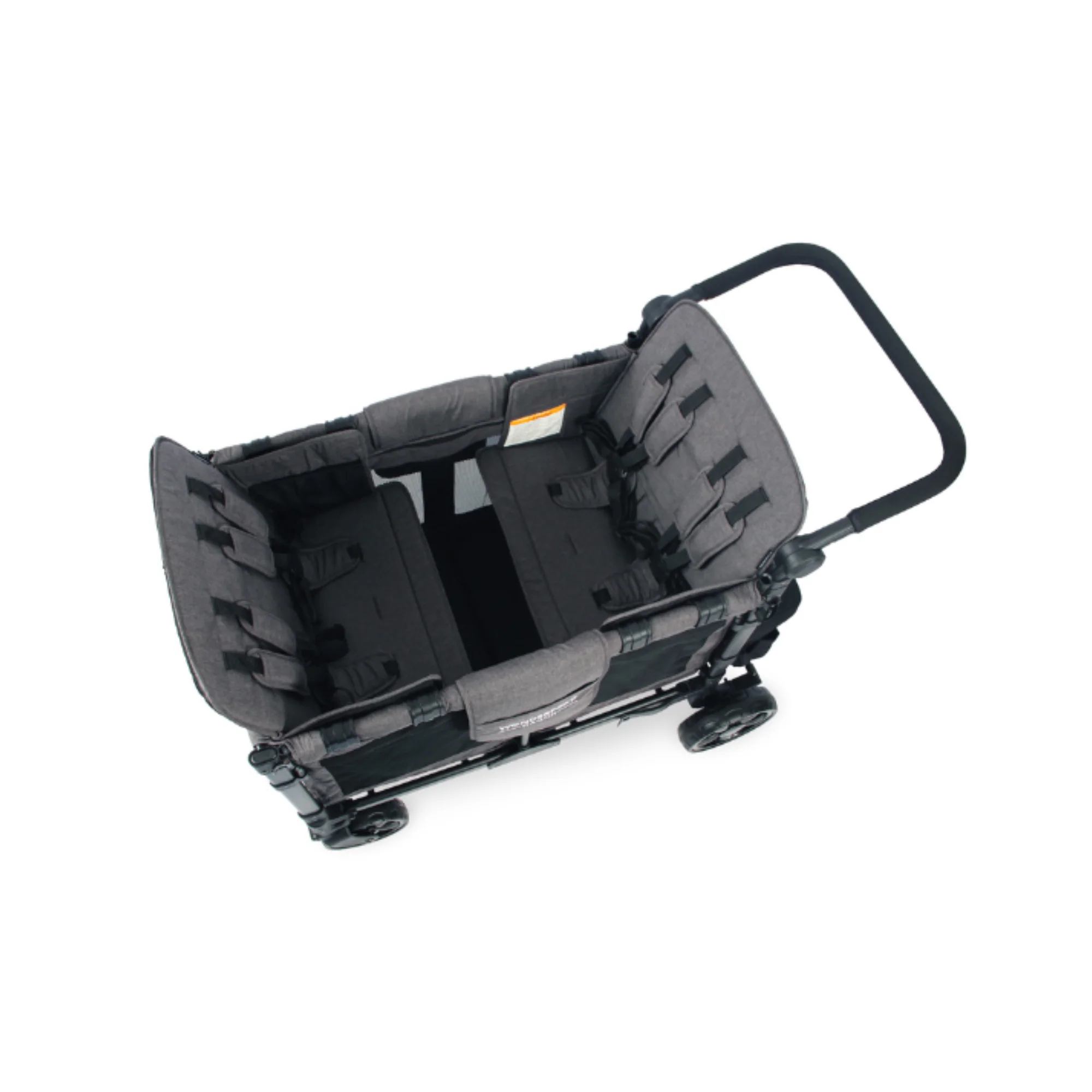WonderFold W4 Elite Stroller Wagon - Charcoal Grey - Image 6
