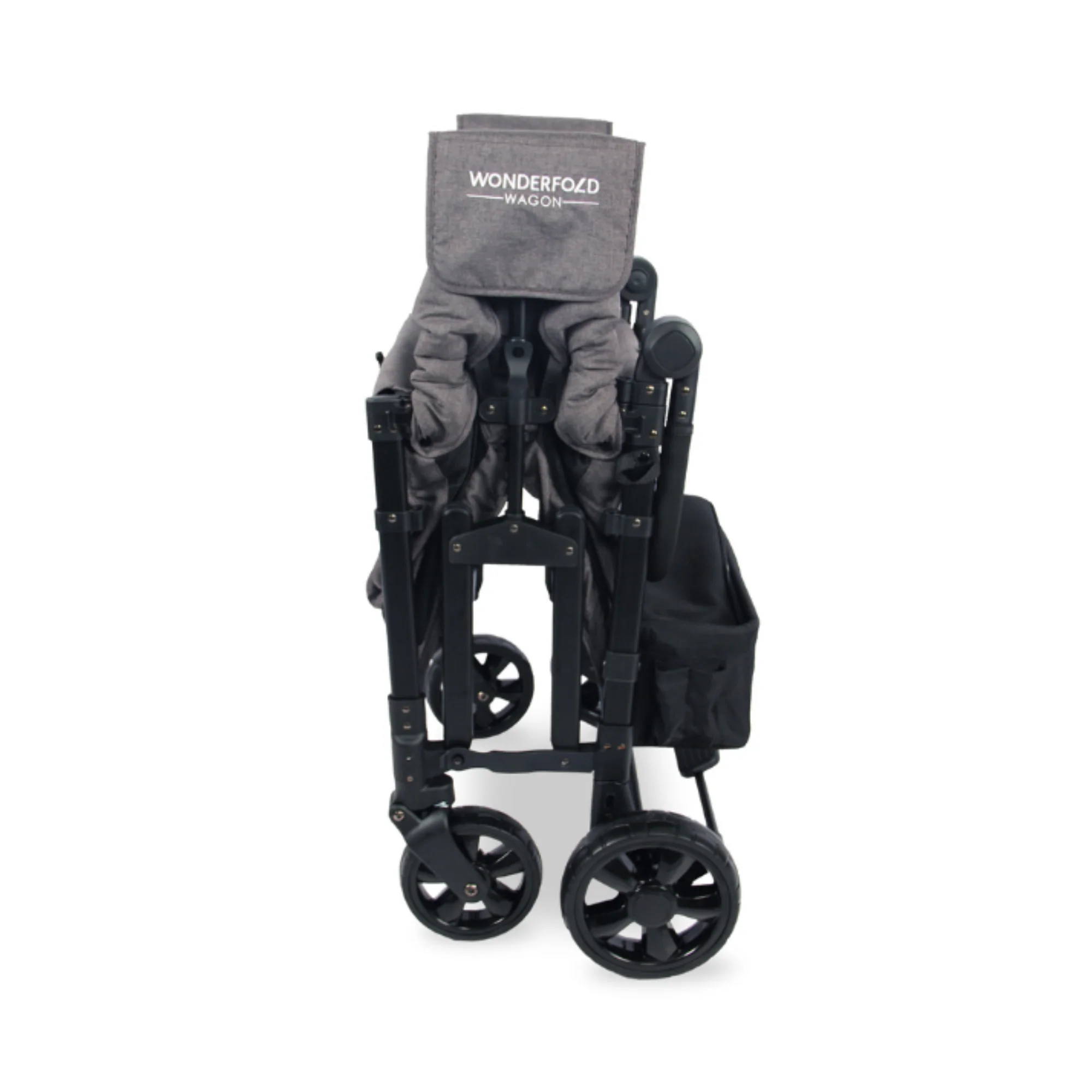 WonderFold W4 Elite Stroller Wagon - Charcoal Grey - Image 9