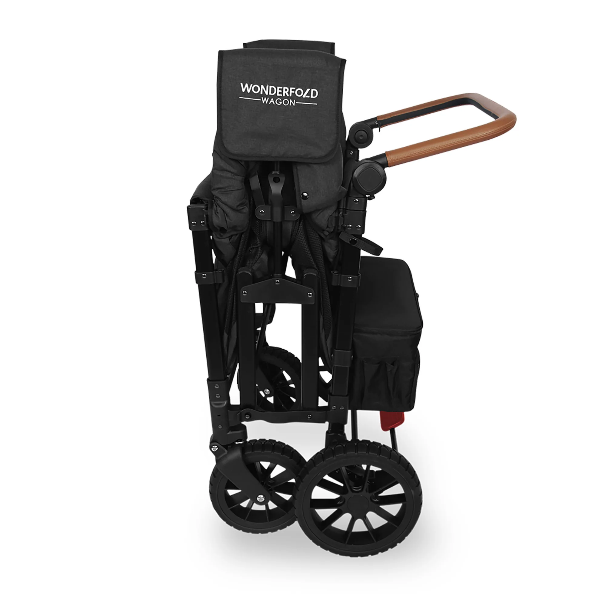 WonderFold W4 Luxe Stroller Wagon - Volcanic Black - Image 9
