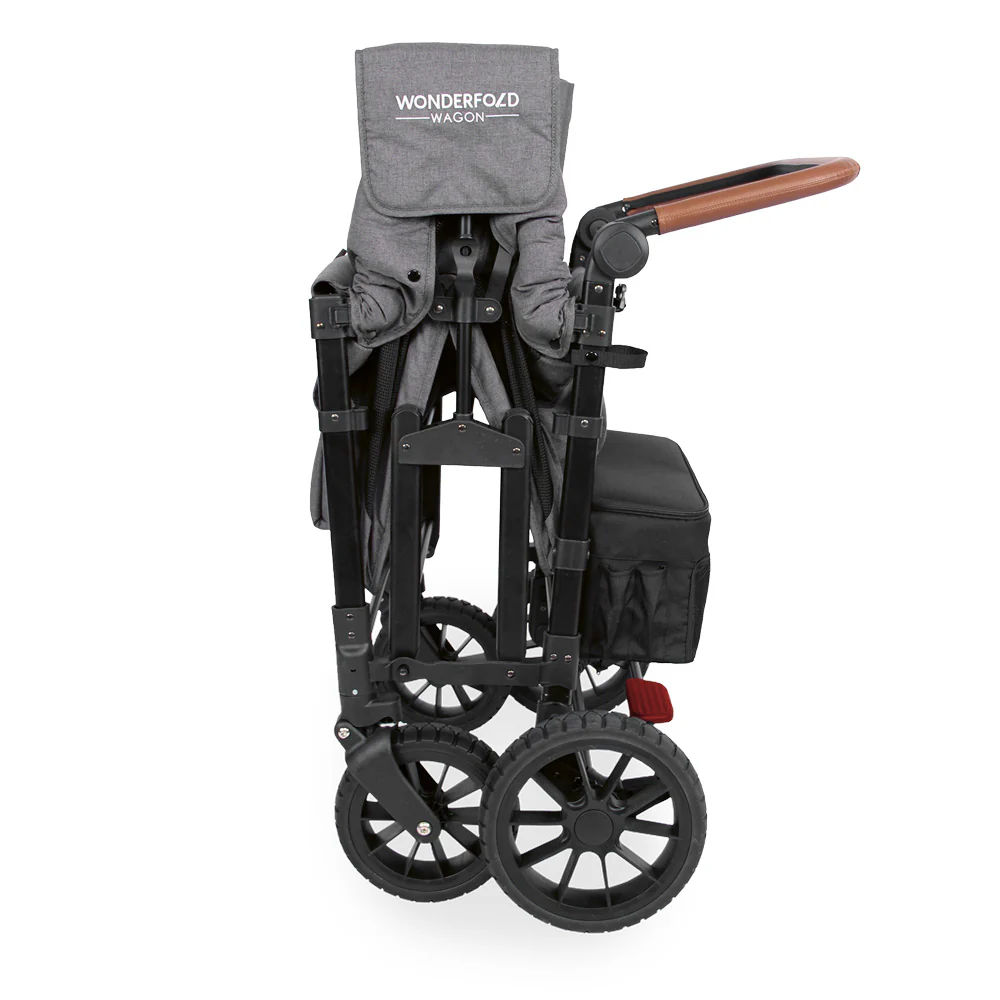 WonderFold W4 Luxe Stroller Wagon - Charcoal Grey - Image 9